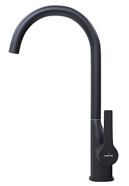 Mixline Смеситель для кухни 35k ML23-032 "Round Black" чёрный – фотография-3