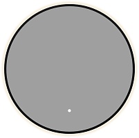 Aquanet Зеркало Контур 60x60 Led TX с подсветкой черное