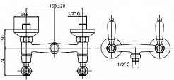 Cezares Смеситель DIAMOND-D-01-Sw-N для душа – фотография-2