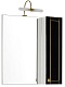 Aquanet Мебель для ванной "Честер 75" черный/золото – картинка-11