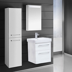 Dreja Мебель для ванны Q MAX 55 белая – фотография-11