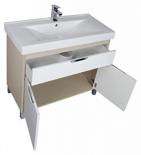 Aquanet Мебель для ванной  "Гретта 90" светлый дуб (172721) – картинка-11