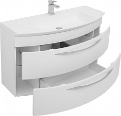 De Aqua Мебель для ванной Лонг 120, зеркало Сильвер – фотография-10