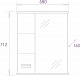 Onika Мебель для ванной Балтика-Квадро 55.11 Black L белая – фотография-29