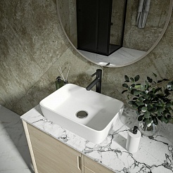 Teymi Раковина накладная в ванную Helmi 50 белый матовый T50291 – фотография-2