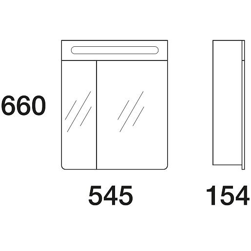  Мебель для ванной Glass 60 – картинка-9