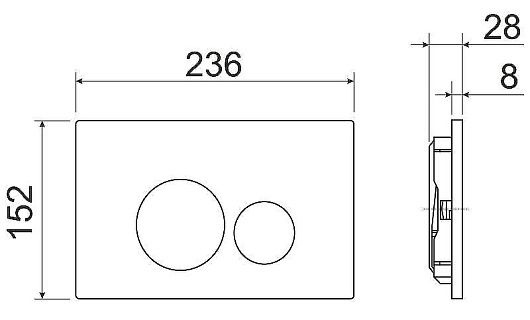 Ceramicanova Подвесной унитаз Forma Rimless с шумоизоляционной панелью CN1000 с системой инсталляции Envision кнопка Round чёрный матовый – картинка-9