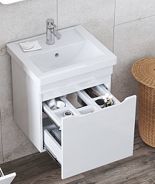 Vigo Тумба под раковину Grani 750-0-1 подвесная белая – фотография-3