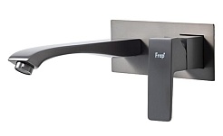 Frap Смеситель для раковины H76 F1276-9 оружейная сталь – фотография-1