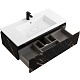 Cezares Тумба с раковиной Slider 100 с 2 ящиками подвесная чёрный фьюжн – картинка-60