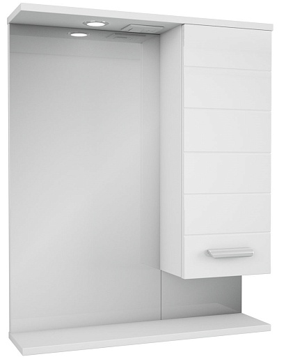 Merkana Мебель для ванной комнаты Таис 60 R белая – картинка-9