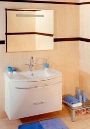 De Aqua Мебель для ванной Лонг 90, зеркало Экстра EXT 90 – фотография-8