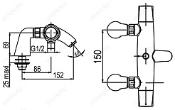 Jacob Delafon Смеситель Elevation E18875-CP – фотография-2