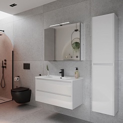 Sancos Тумба под раковину Libra 90 белый глянец – фотография-4