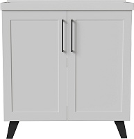 Mixline Тумба с раковиной Риф 80 2 створки белая