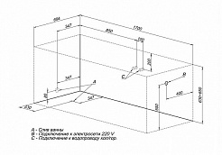 Aquanet Акриловая ванна Tessa NEW 170x70 – фотография-9