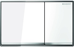 Geberit Кнопка смыва Omega 60 115.081.SI.1 белая – фотография-1