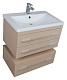 Aquanet Тумба с раковиной Нота 75 подвесная светлый дуб (171489) – картинка-11