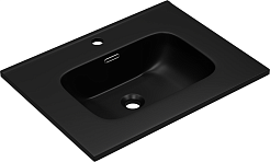 Brevita Тумба с раковиной Greenwood 60 подвесная зеленая матовая/дуб галифакс олово – фотография-7