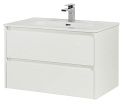 BelBagno Тумба под раковину Kraft 100 подвесная Bianco Opaco – фотография-1