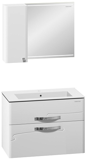  Мебель для ванной Nota 85 белая – фото-1