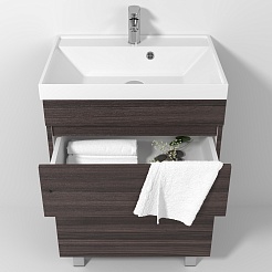 Водолей Мебель для ванной Best 60 палисандр – фотография-4