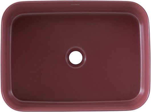 Allen Brau Мебельная накладная раковина Fantasy 50 4.11021.BD бордо – фотография-2