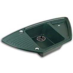 Акватон Мойка "ЛОРИЯ" зеленая – фотография-1