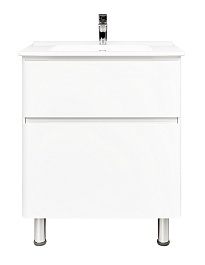 Jorno Тумба под раковину Chiara luce 70 напольная белая – фотография-1