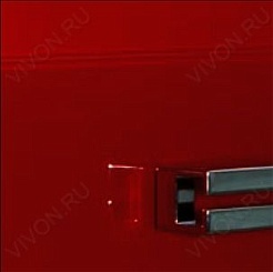 Misty Тумба с раковиной Джулия 120 QVATRO конус 3 ящика бордо – фотография-3