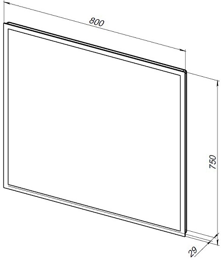 Aquanet Мебель для ванной Ирис New 80 белая глянцевая – фотография-16