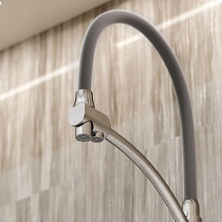 Sancos Смеситель для кухни Eri SC4001BN брашированный никель – фотография-5