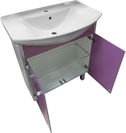 Misty Тумба с раковиной Эмма 75 – фотография-4