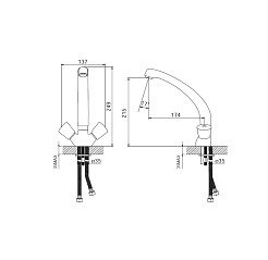 Iddis Смеситель для кухни PRAKTIC 59602В1+Z03 – фотография-7