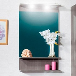 Бриклаер Мебель для ванной Чили 60 серая лиственница – фотография-2