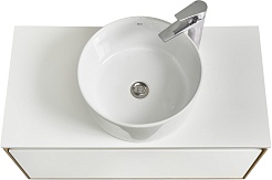 Акватон Столешница под раковину Либерти 90 белая – фотография-5