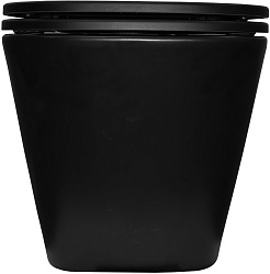 Azario Унитаз подвесной Teramo AZ-0052-UQ3MB безободковый черный матовый – фотография-4