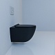 Esbano Унитаз Fortex подвесной безободковый черный матовый – фотография-11