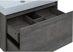 Aquanet Тумба с раковиной Nova Lite 100  дуб рошелье – фотография-8