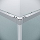 Grossman  Душевой уголок Galaxy 90x70x195 профиль хром стекло шиншилла – картинка-18