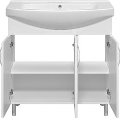 Misty Тумба под раковину Изео 85 белая – фотография-4