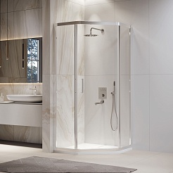 RGW Душевой уголок Passage PA-86 90x120 профиль хром стекло прозрачное – фотография-2