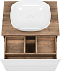 Brevita Тумба под раковину Dakota 70 дуб галифакс олово/белая – картинка-10