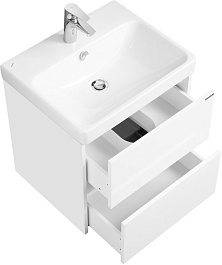 Акватон Тумба с раковиной Сканди 55 белая – фотография-3