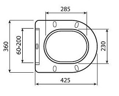 Allen Brau Крышка-сиденье Fantasy Soft-Close 4.11005.PT петроль – фотография-3