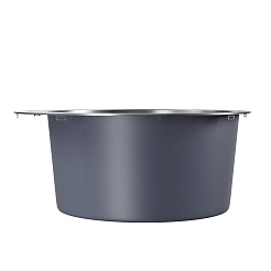 Mixline Мойка настольный монтаж D50 (3,0) выпуск 3 1/2 круглая сатин – фотография-4