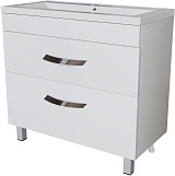 Mixline Тумба с раковиной Марго 80 белая