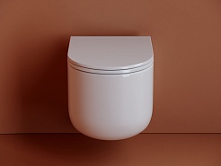 Ceramicanova Подвесной унитаз Ulma Rimless с системой инсталляции Balance кнопка Circle хром глянцевый – фотография-4