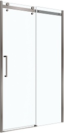 BelBagno Душевая дверь в нишу Marino MARINO-2-BF-1-120-C-GM 120x195 профиль оружейная сталь стекло прозрачное – фотография-1