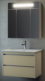  Мебель для ванной Фреш 80 белый/бежевый – фотография-1